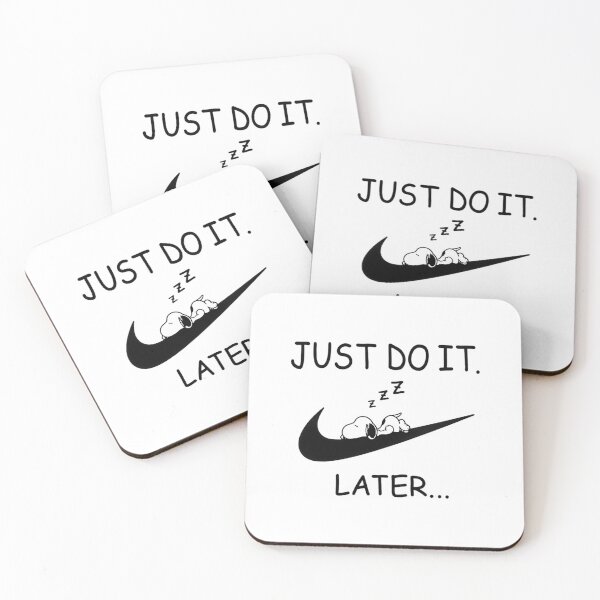 Item preview, Snoopy Just Do It Later designed and sold by Nahkolahmom.