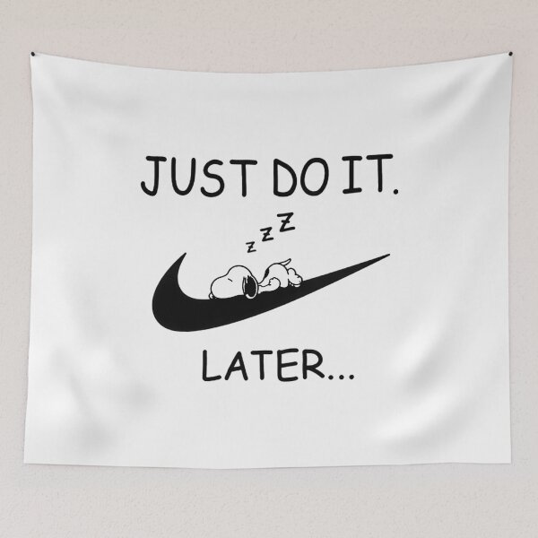 Item preview, Snoopy Just Do It Later designed and sold by Nahkolahmom.