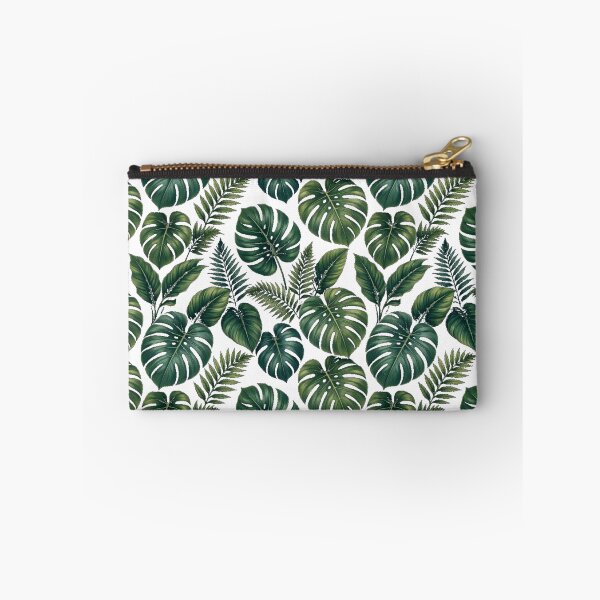 Item preview, Dark Moody Tropical Monstera & Fern Pattern designed and sold by Dabis26.