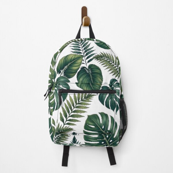 Item preview, Dark Moody Tropical Monstera & Fern Pattern designed and sold by Dabis26.