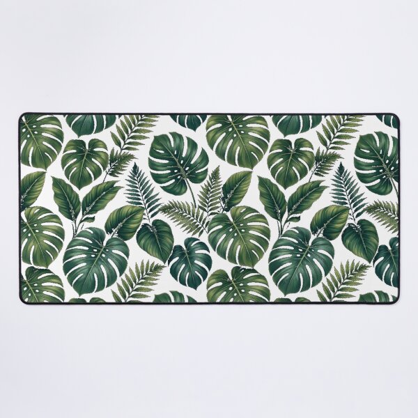 Item preview, Dark Moody Tropical Monstera & Fern Pattern designed and sold by Dabis26.
