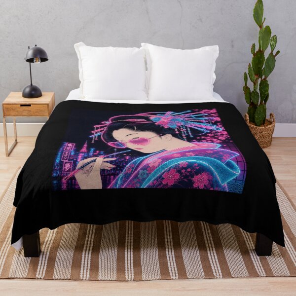 Item preview, Neon Sakura Geisha Dreams designed and sold by TOKYOSTUDIO.
