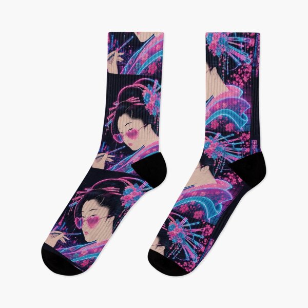 Item preview, Neon Sakura Geisha Dreams designed and sold by TOKYOSTUDIO.