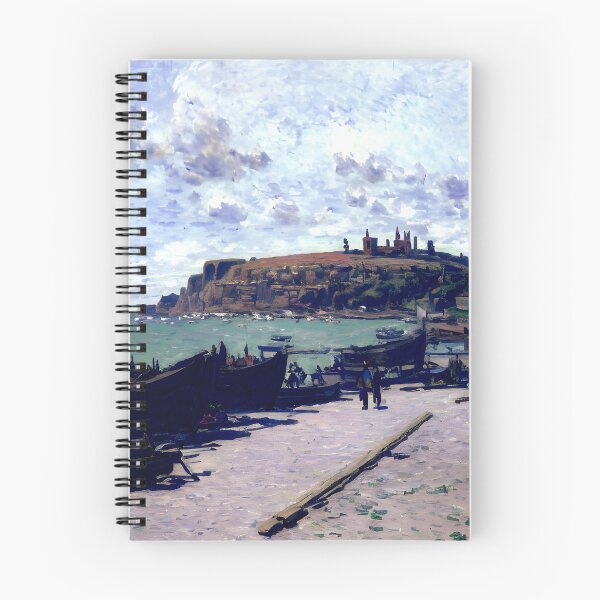 Item preview, Sainte-Adresse, Fishing Boats on the Shore designed and sold by artdesignsnow.