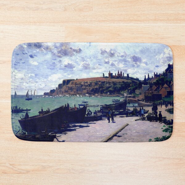 Item preview, Sainte-Adresse, Fishing Boats on the Shore designed and sold by artdesignsnow.