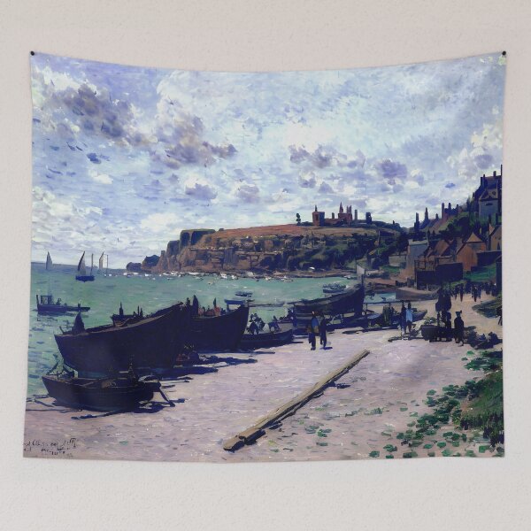 Item preview, Sainte-Adresse, Fishing Boats on the Shore designed and sold by artdesignsnow.