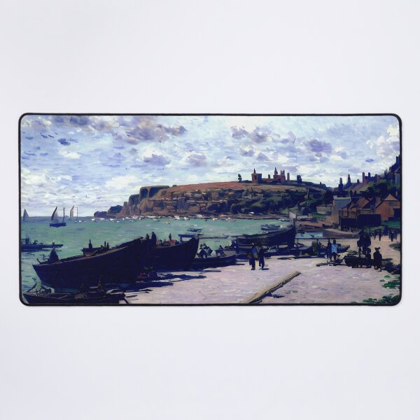 Item preview, Sainte-Adresse, Fishing Boats on the Shore designed and sold by artdesignsnow.