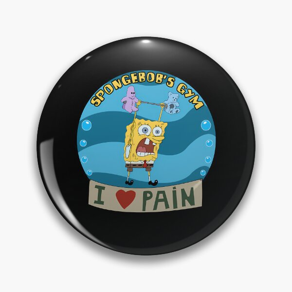 Item preview, Spongebob's Gym I Love Pain designed and sold by GrinReaperGoods.