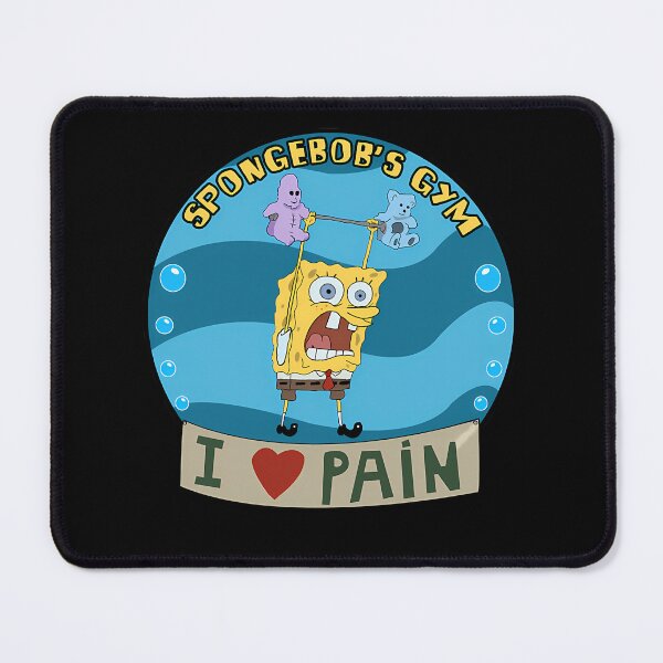 Item preview, Spongebob's Gym I Love Pain designed and sold by GrinReaperGoods.