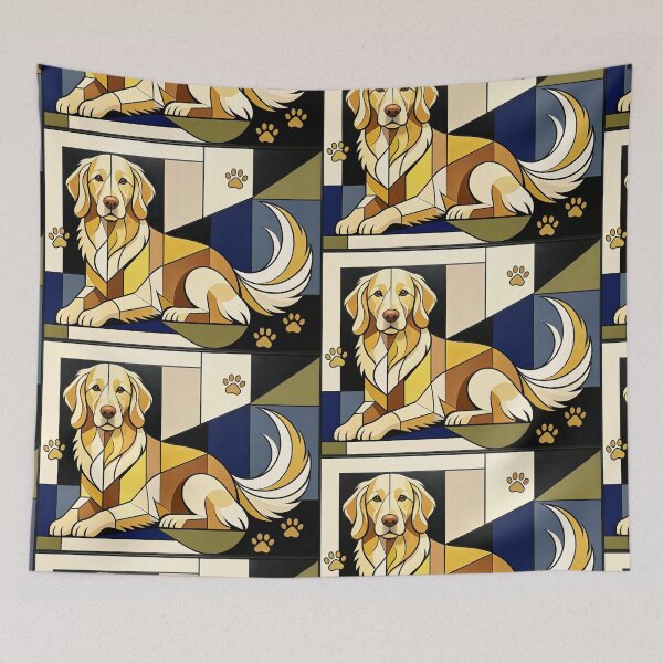 Item preview, cubist animal artwork designed and sold by forget45studio.