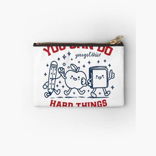 Item preview, You Can Do Hard Things Motivational School Tee designed and sold by MOCH- ART.