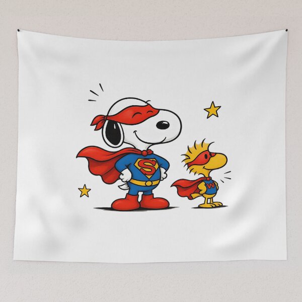 Item preview, Super Snoopy and Woodstock Hero designed and sold by Nahkolahmom.