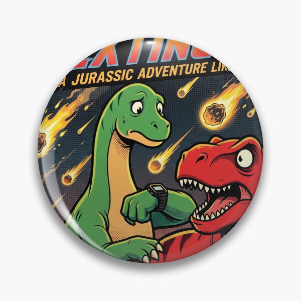 Item preview, Back to the Extinction Retro 80s Dinosaur Time Travel Parody designed and sold by AdyKurniawan.