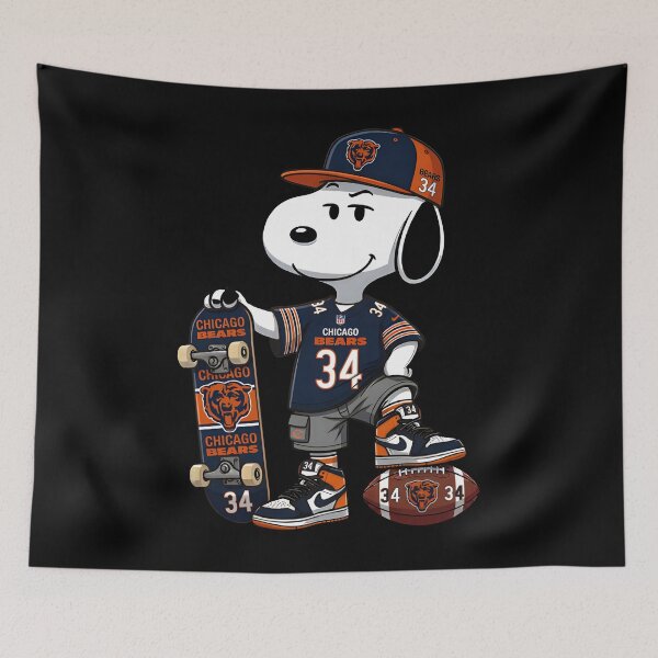 Item preview, Snoopy Chicago Football designed and sold by Nahkolahmom.