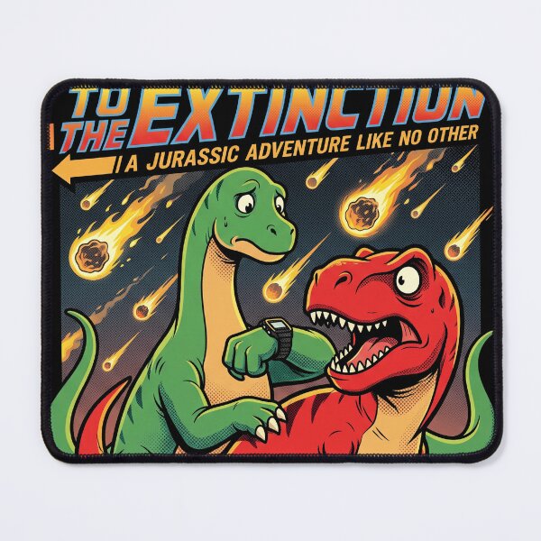 Item preview, Back to the Extinction Retro 80s Dinosaur Time Travel Parody designed and sold by AdyKurniawan.