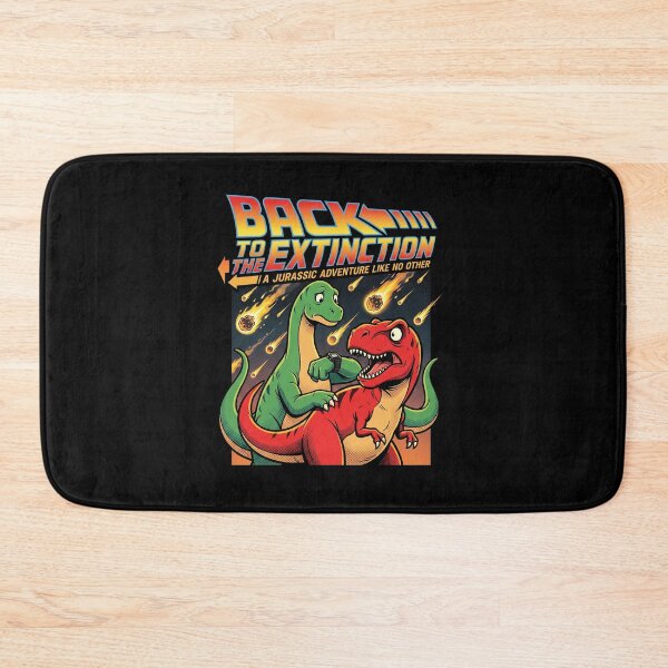 Item preview, Back to the Extinction Retro 80s Dinosaur Time Travel Parody designed and sold by AdyKurniawan.