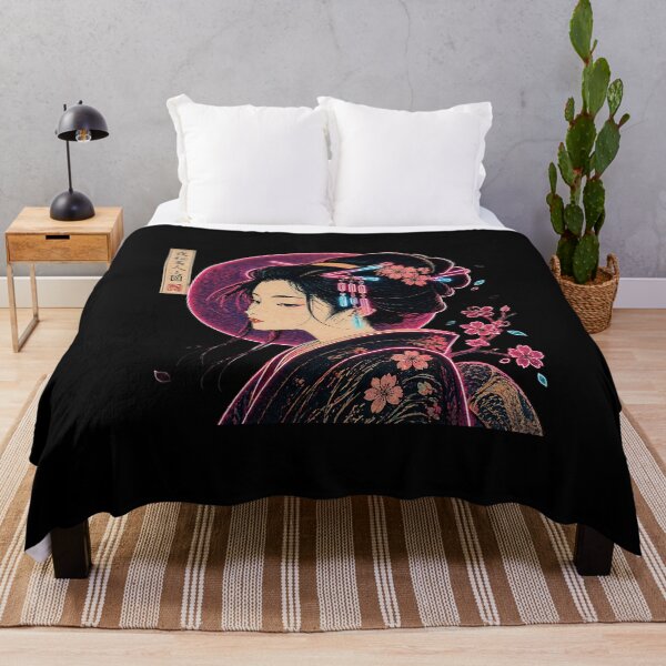 Item preview, Neon Ukiyo-e Sakura Beauty Portrait designed and sold by TOKYOSTUDIO.
