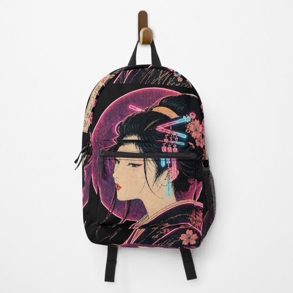 Item preview, Neon Ukiyo-e Sakura Beauty Portrait designed and sold by TOKYOSTUDIO.