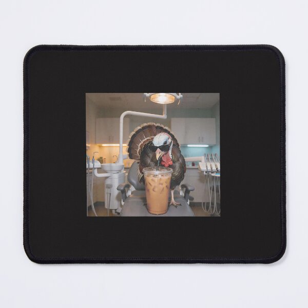 Item preview, Dental Squad Thanksgiving Turkey Drinking Iced Coffee designed and sold by kiralynstration.