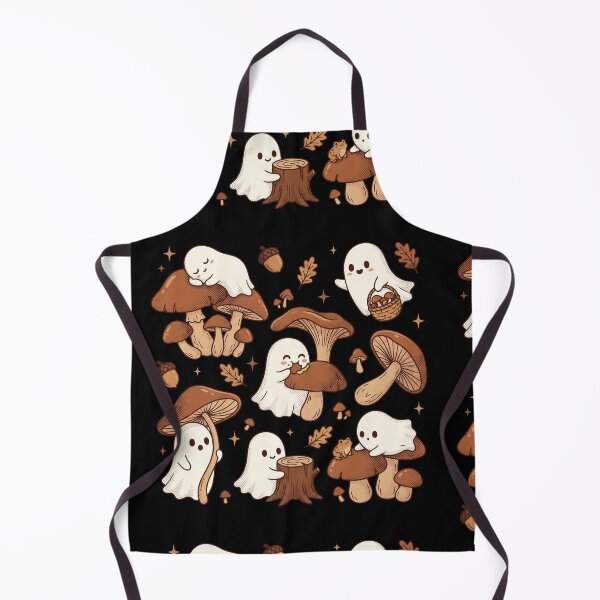 Item preview, Cute Cottagecore Ghost and Mushroom Autumn Aesthetic designed and sold by AdyKurniawan.