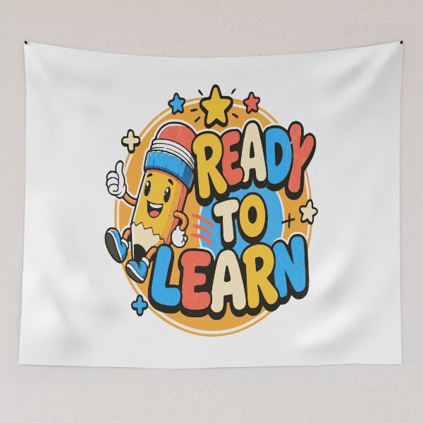 Item preview, Back to School Retro Classroom Supplies Design designed and sold by JansenGS.