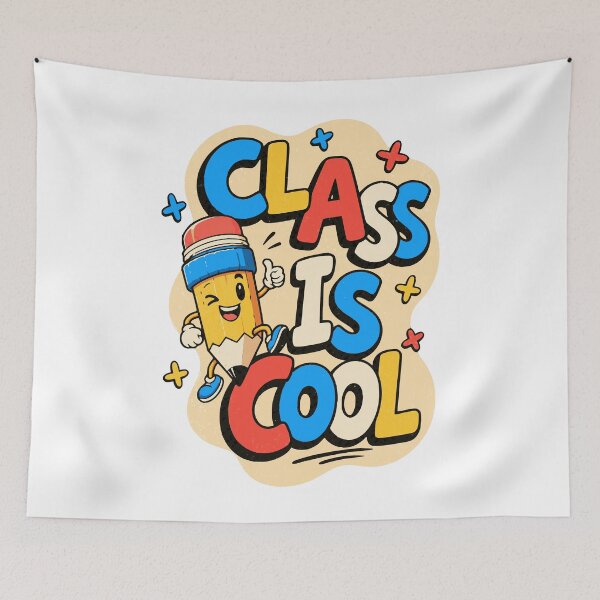 Item preview, Back to School Retro Classroom Supplies Design designed and sold by JansenGS.