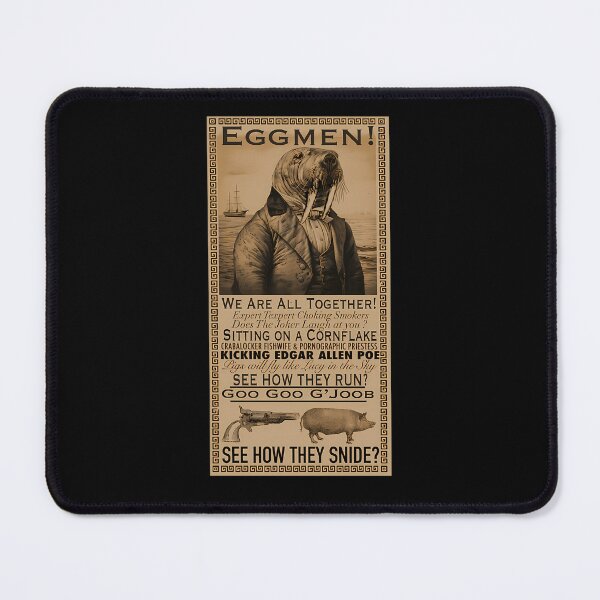Item preview, Walrus Character Victorian Style Border designed and sold by JohnnyTowne.