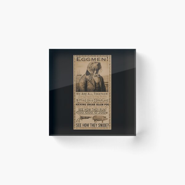Item preview, Walrus Character Victorian Style Border designed and sold by JohnnyTowne.