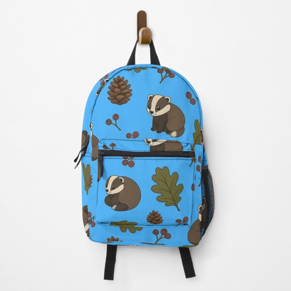 Item preview, Cute Woodland Badger & Pinecone Seamless Pattern designed and sold by Dabis26.