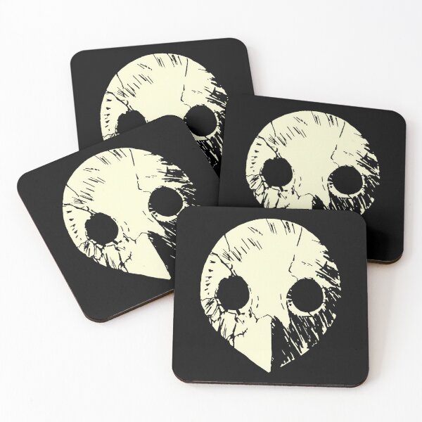 Item preview, White Mask With Black Eyes Silhouette designed and sold by ChesleyKilback.
