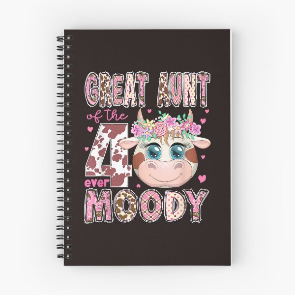 Item preview, Great Aunt Of The Four Ever Moody 4th Birthday Cow designed and sold by mari-kayden.