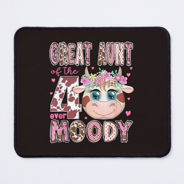 Item preview, Great Aunt Of The Four Ever Moody 4th Birthday Cow designed and sold by mari-kayden.