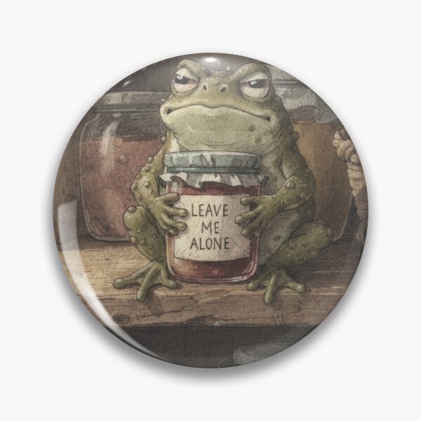 Item preview, Toad Jam Jar Leave Me Alone designed and sold by PictorialWhimsy.