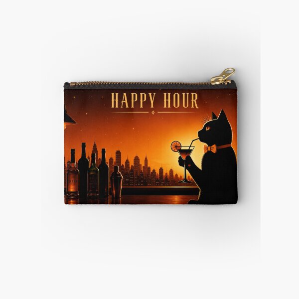 Item preview, Happy Hour Cat | Black Cat Cocktail Night designed and sold by lbl-shop.