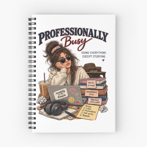 Item preview, Professionally Busy Student Humor  designed and sold by RAFA butterfly .