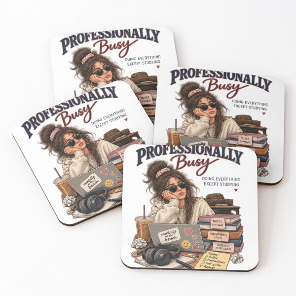 Item preview, Professionally Busy Student Humor  designed and sold by RAFA butterfly .