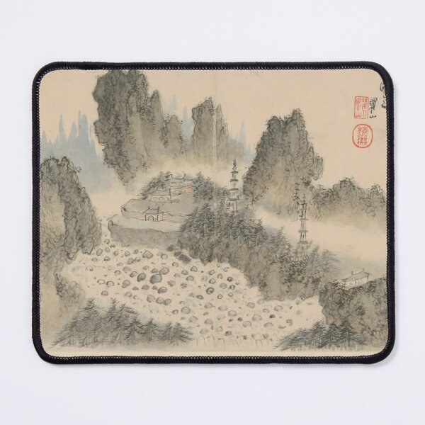 Item preview, yellow mountain - landscape designed and sold by Paper & Pine .