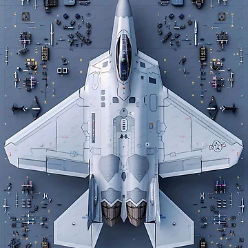 Artwork thumbnail, F-22 Raptor by RaF71PrO