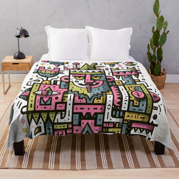 Item preview, Colorful Abstract Geometric Tribal Spirit Design designed and sold by Romgora.