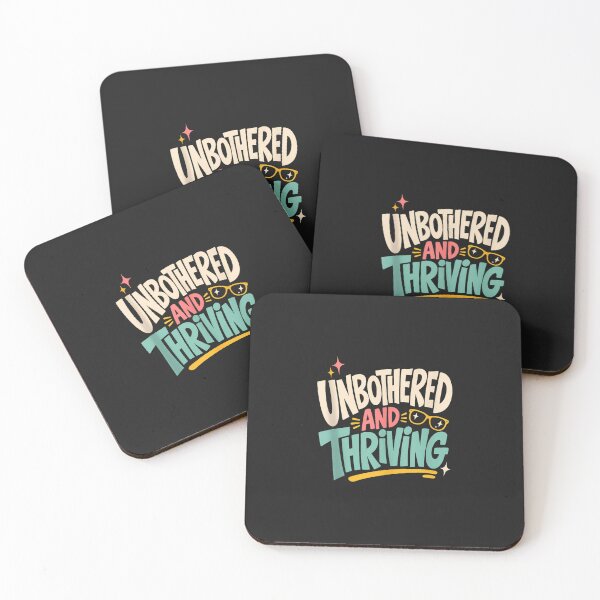 Item preview, Unbothered And Thriving Retro Typography Sassy Vibe designed and sold by abig-eiyana.