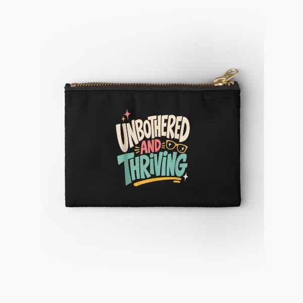 Item preview, Unbothered And Thriving Retro Typography Sassy Vibe designed and sold by abig-eiyana.