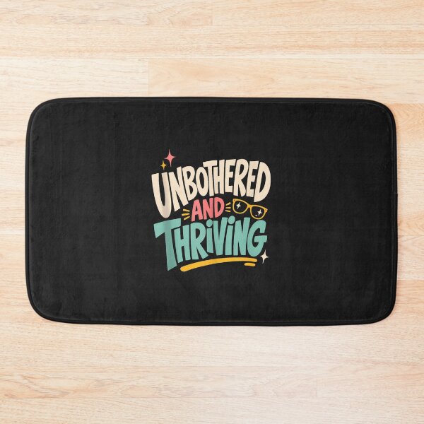 Item preview, Unbothered And Thriving Retro Typography Sassy Vibe designed and sold by abig-eiyana.