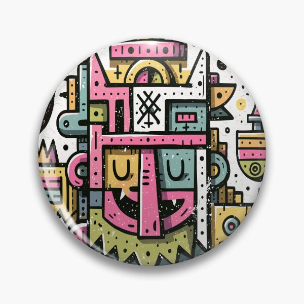 Item preview, Vibrant Abstract Tribal King Face designed and sold by Romgora.