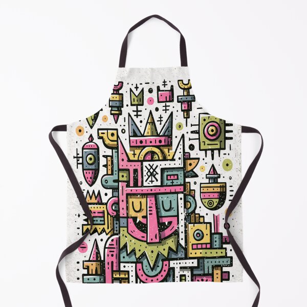Item preview, Vibrant Abstract Tribal King Face designed and sold by Romgora.