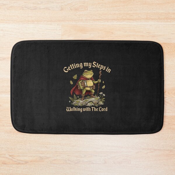 Item preview, Getting My Steps In Walking With The Lord Frog designed and sold by abig-eiyana.