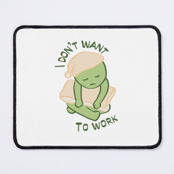 Item preview, I don't want to work smiski designed and sold by Illustrated by Cece.