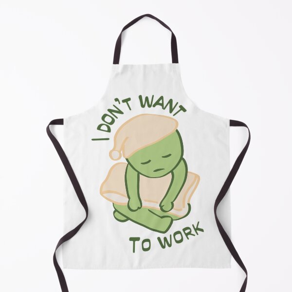 Item preview, I don't want to work smiski designed and sold by Mystical Illustrations.