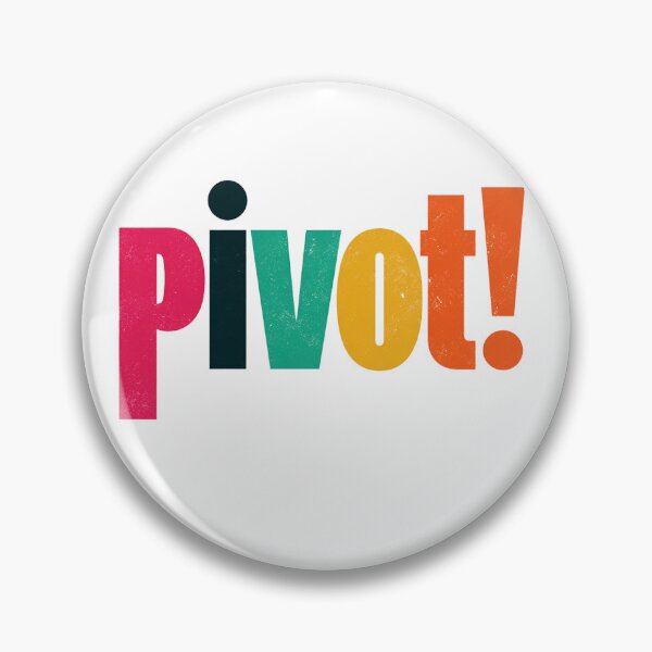 Item preview, Colorful Pivot! Text Graphic Signifying Change, Shift, Adaptation and Business Strategy designed and sold by KanDa-Shop.