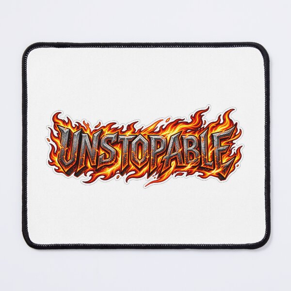 Item preview, UNSTOPABLE – Fire Within | Bold Motivational Streetwear T-Shirt Design designed and sold by ratansansaar.