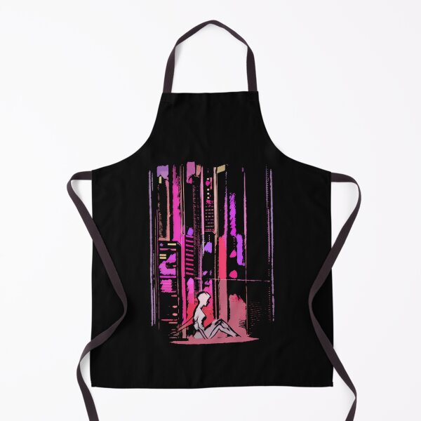 Item preview, Sitting Silhouette Figure Before Futuristic City Skyline designed and sold by AurelioSchultz.
